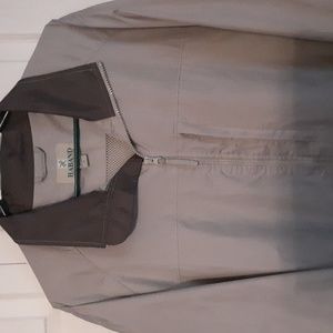 Habana Mens jacket two tone badge and brown XL